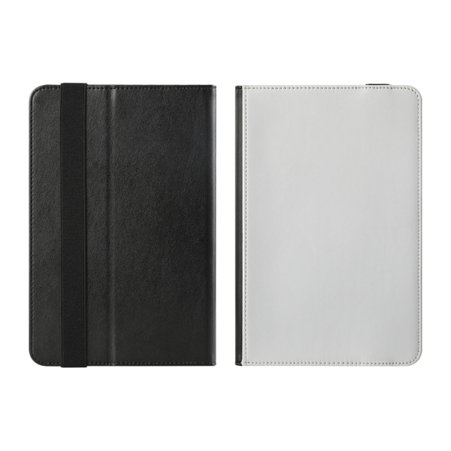 Universal Sublimation PU Leather Case for iPad Custom Holder with Silicone Buckle PU Cover for iPad Series Two Sizes to Choose