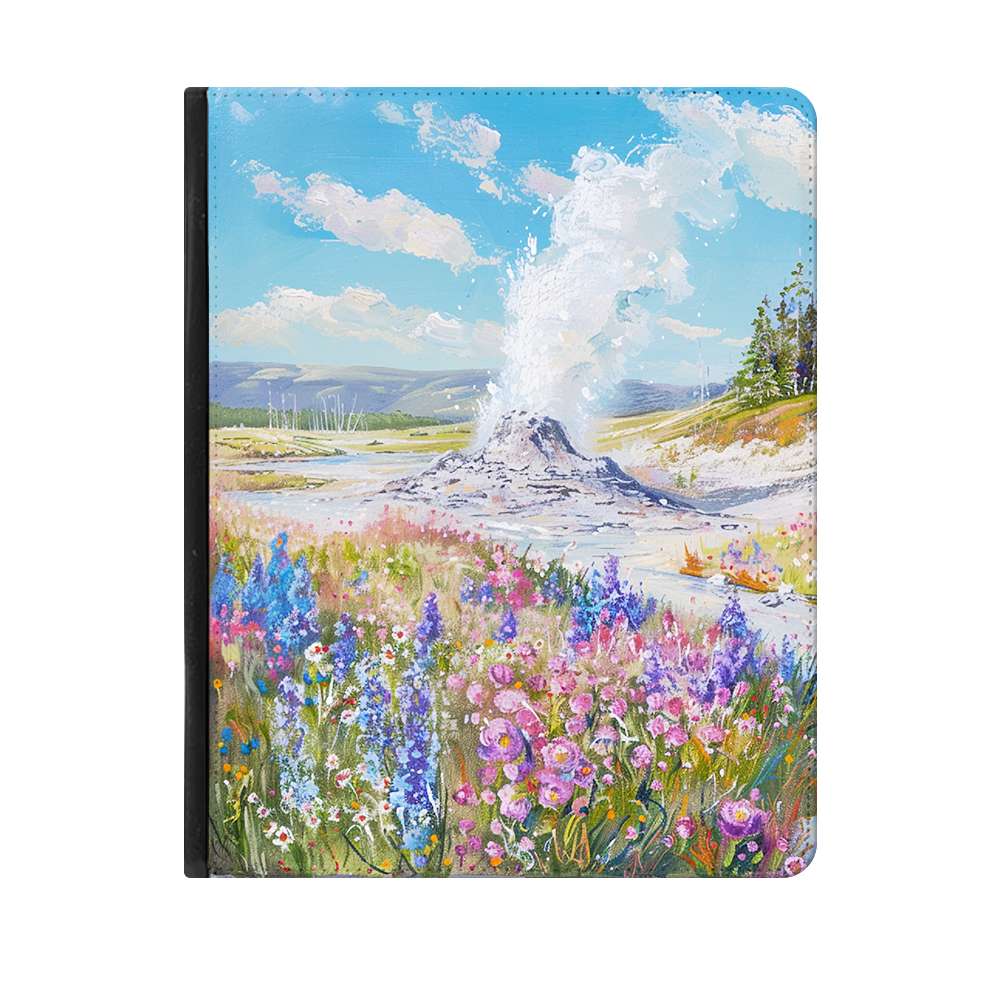Sublimation PU Leather Case for iPad Custom Holder with Four Corners Snap Fixing PU Cover for iPad Series Universal Model