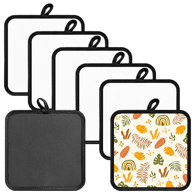 Sublimation Blank Neoprene Heat Insulation Pad - Sublimation & Heat Transfer Printable,  Customizable Neoprene Table Mat for Hot Dishes for Kitchen