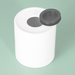 Blank Sublimation Ceramic Piggy Bank - Sublimation & Heat Transfer Printable Round Ceramic Coin Bank, Customizable Cylinder Ceramic Money Jar