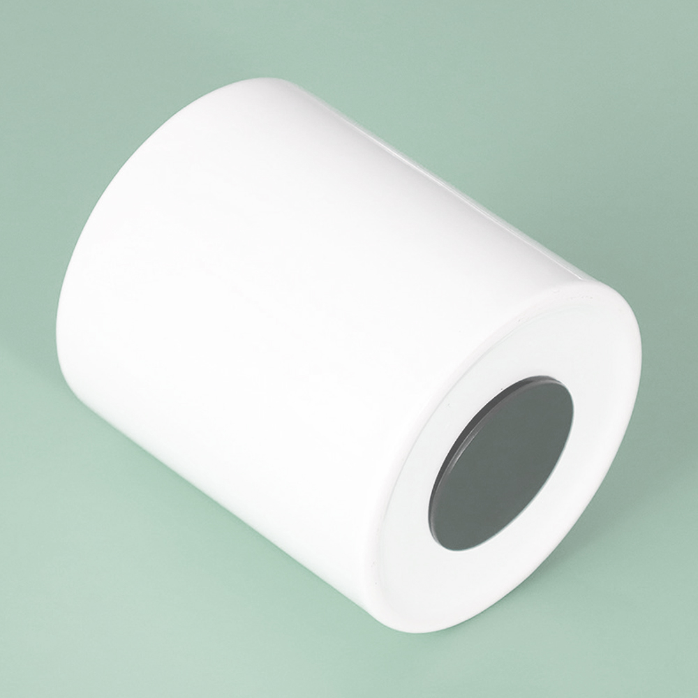 Blank Sublimation Ceramic Piggy Bank - Sublimation & Heat Transfer Printable Round Ceramic Coin Bank, Customizable Cylinder Ceramic Money Jar