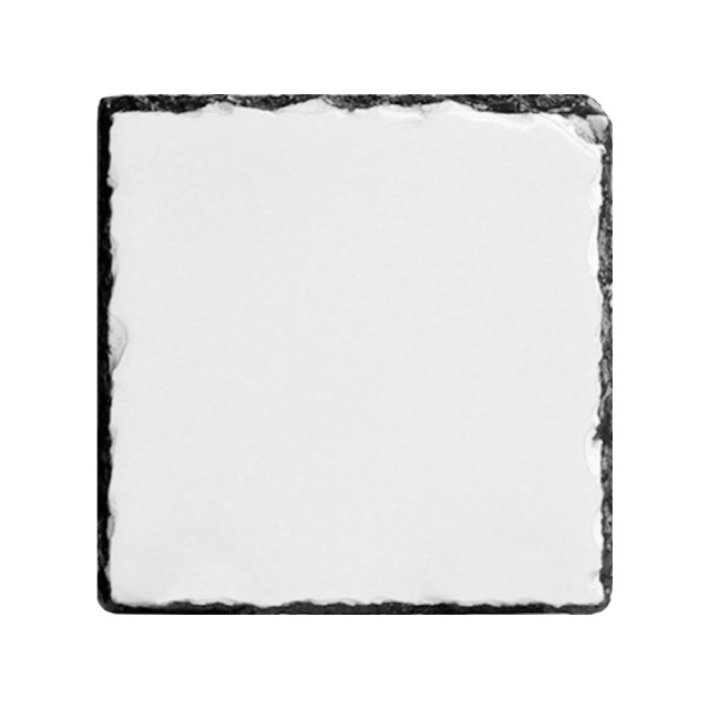 Blank Sublimation Rock Painting Coaster - Heat Transfer Printable Stone-Like Coaster, Customizable Rock Photo Frame Drink Coaster | Heat-Transfer Ready Stone-Patterned Cup Mat for Home/Bar