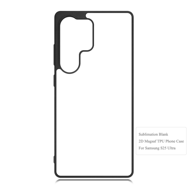 Magnetic Wireless Charging Sublimation 2D TPU Magsafe Phone Case for Samsung S25 Series DIY Magnetic Phone Cover with Soft Blank Film Sheet