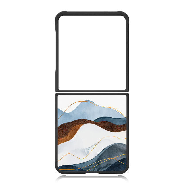 Sublimation Wireless Charging 2D TPU Magsafe Phone Case for Samsung Flip Series DIY Magnetic Phone Cover with Blank Film Sheet