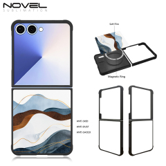 Sublimation Wireless Charging 2D TPU Magsafe Phone Case for Samsung Flip Series DIY Magnetic Phone Cover with Blank Film Sheet