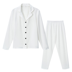 Blank Sublimation Milk Silk Pajama Set - Long Sleeve/Long Pant & Short Sleeve/Short Pant Styles, Kids & Adult Sizes | Heat Transfer Printable Soft Milk Silk Sleepwear