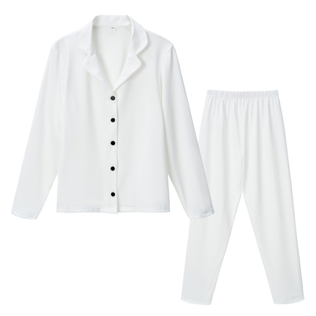 Blank Sublimation Milk Silk Pajama Set - Long Sleeve/Long Pant & Short Sleeve/Short Pant Styles, Kids & Adult Sizes | Heat Transfer Printable Soft Milk Silk Sleepwear