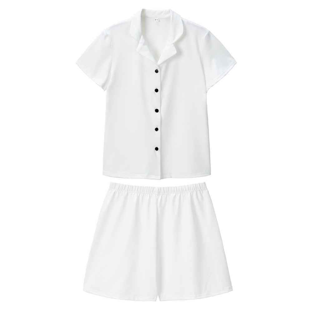 Blank Sublimation Milk Silk Pajama Set - Long Sleeve/Long Pant & Short Sleeve/Short Pant Styles, Kids & Adult Sizes | Heat Transfer Printable Soft Milk Silk Sleepwear