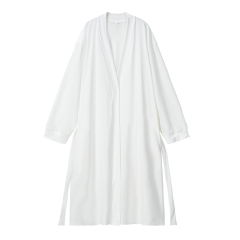 Blank Sublimation Lightweight Milk Silk Robe - 200g Fabric (40D 90% Polyester + 10% Spandex), Sublimation & Heat Transfer Printable | Customizable Soft Milk Silk Loungewear Sleep Robe