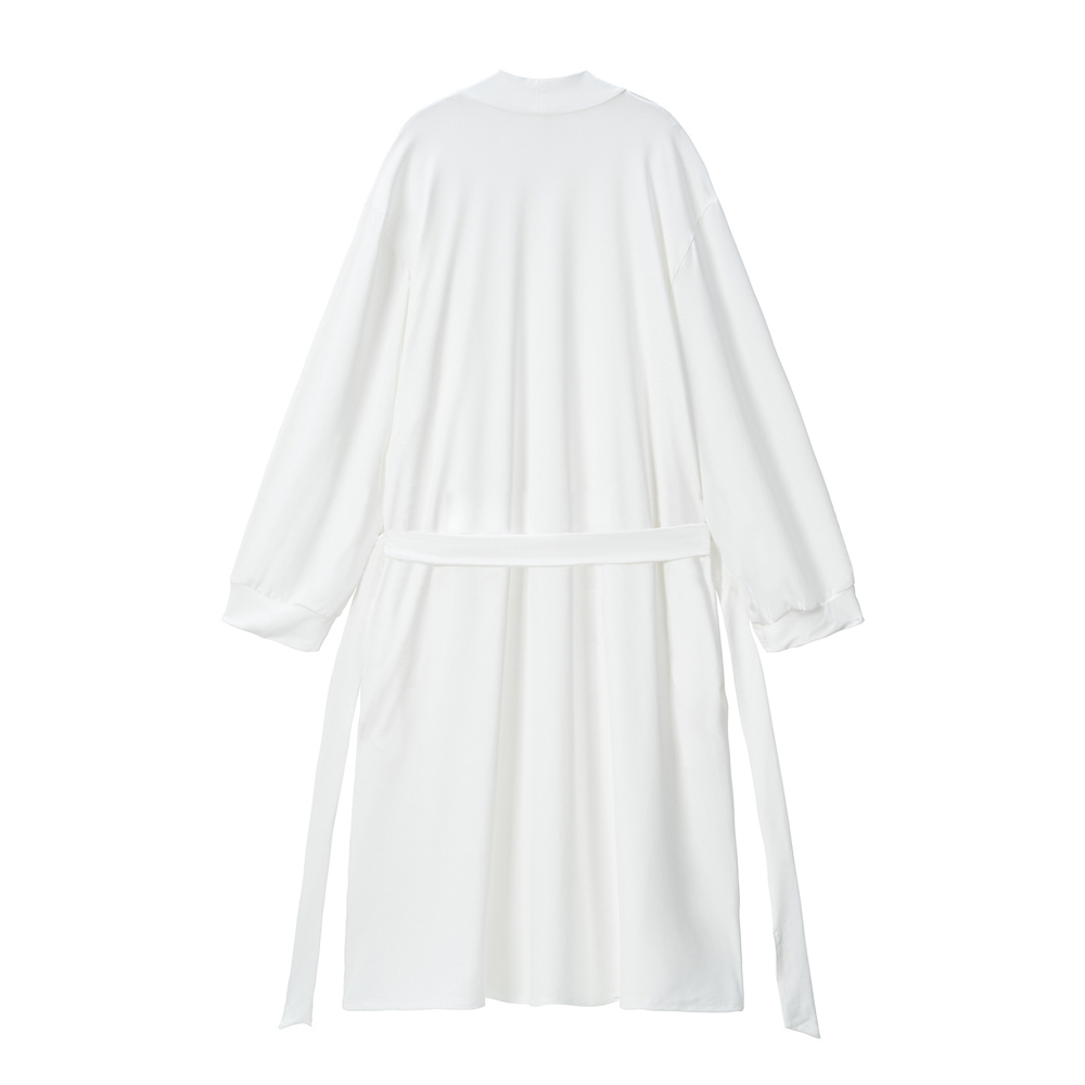 Blank Sublimation Lightweight Milk Silk Robe - 200g Fabric (40D 90% Polyester + 10% Spandex), Sublimation & Heat Transfer Printable | Customizable Soft Milk Silk Loungewear Sleep Robe