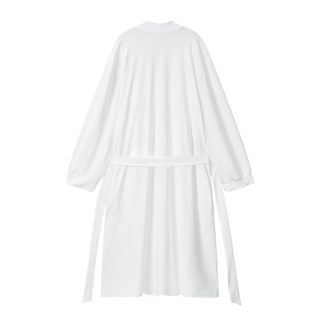 Blank Sublimation Lightweight Milk Silk Robe - 200g Fabric (40D 90% Polyester + 10% Spandex), Sublimation & Heat Transfer Printable | Customizable Soft Milk Silk Loungewear Sleep Robe