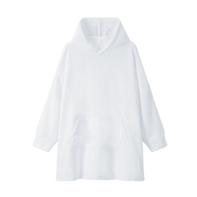 Blank Sublimation Blanket Fleece Robe - Heat Transfer Printable Loungewear with Double-Sided Flannel/Crystal Velvet-Lambswool Options | Kids & Adult Sizes Soft Sleep Robe for Custom Designs