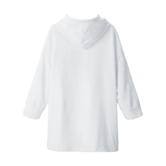 Blank Sublimation Blanket Fleece Robe - Heat Transfer Printable Loungewear with Double-Sided Flannel/Crystal Velvet-Lambswool Options | Kids & Adult Sizes Soft Sleep Robe for Custom Designs