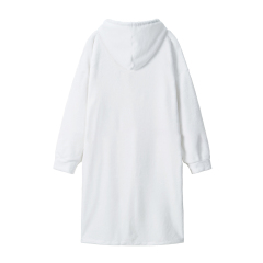 Blank Sublimation Blanket Fleece Robe - Heat Transfer Printable Loungewear with Double-Sided Flannel/Crystal Velvet-Lambswool Options | Kids & Adult Sizes Soft Sleep Robe for Custom Designs