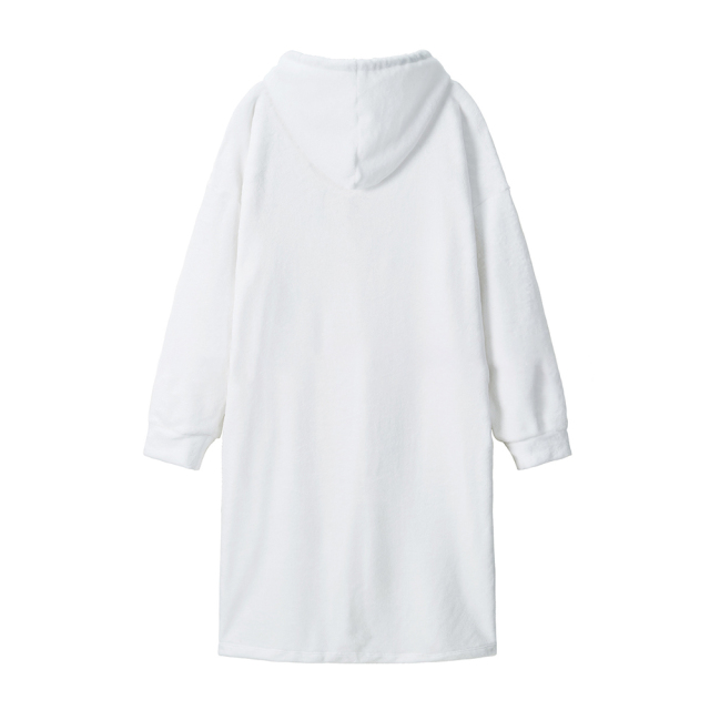 Blank Sublimation Blanket Fleece Robe - Heat Transfer Printable Loungewear with Double-Sided Flannel/Crystal Velvet-Lambswool Options | Kids & Adult Sizes Soft Sleep Robe for Custom Designs