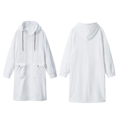 Blank Sublimation Blanket Fleece Robe - Heat Transfer Printable Loungewear with Double-Sided Flannel/Crystal Velvet-Lambswool Options | Kids & Adult Sizes Soft Sleep Robe for Custom Designs