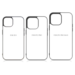 Sublimation 2D TPU Magnet Phone Case for iPhone Series DIY Magnetic Phone Shell with Soft Film Sheet with Anti-Shock Design Edge