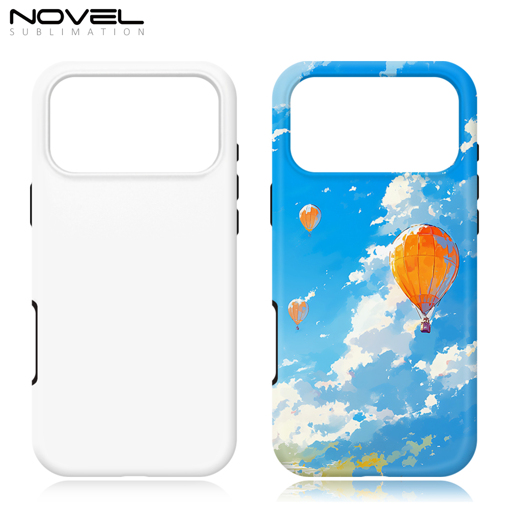 Sublimation 3D 2in1 Film Magsafe Coated Phone Case for iPhone 17,16,15,14,13 Series Support Wireless Charging