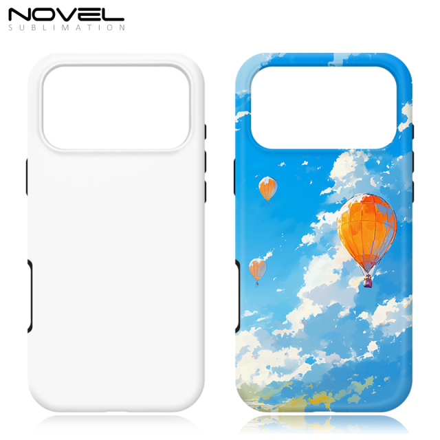 Sublimation 3D 2in1 Film Magsafe Coated Phone Case for iPhone 17,16,15,14,13 Series Support Wireless Charging