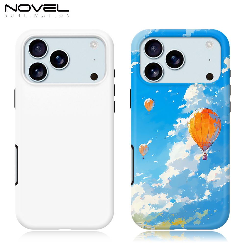 Sublimation 3D 2in1 Film Magsafe Coated Phone Case for iPhone 17,16,15,14,13 Series Support Wireless Charging