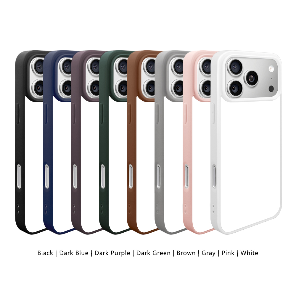 New 2D Sublimation TPU Colorful Phone Case with Inside Black Flocking for iPhone 17, 16,15,14 Series DIY Shell with Aluminum Sheet