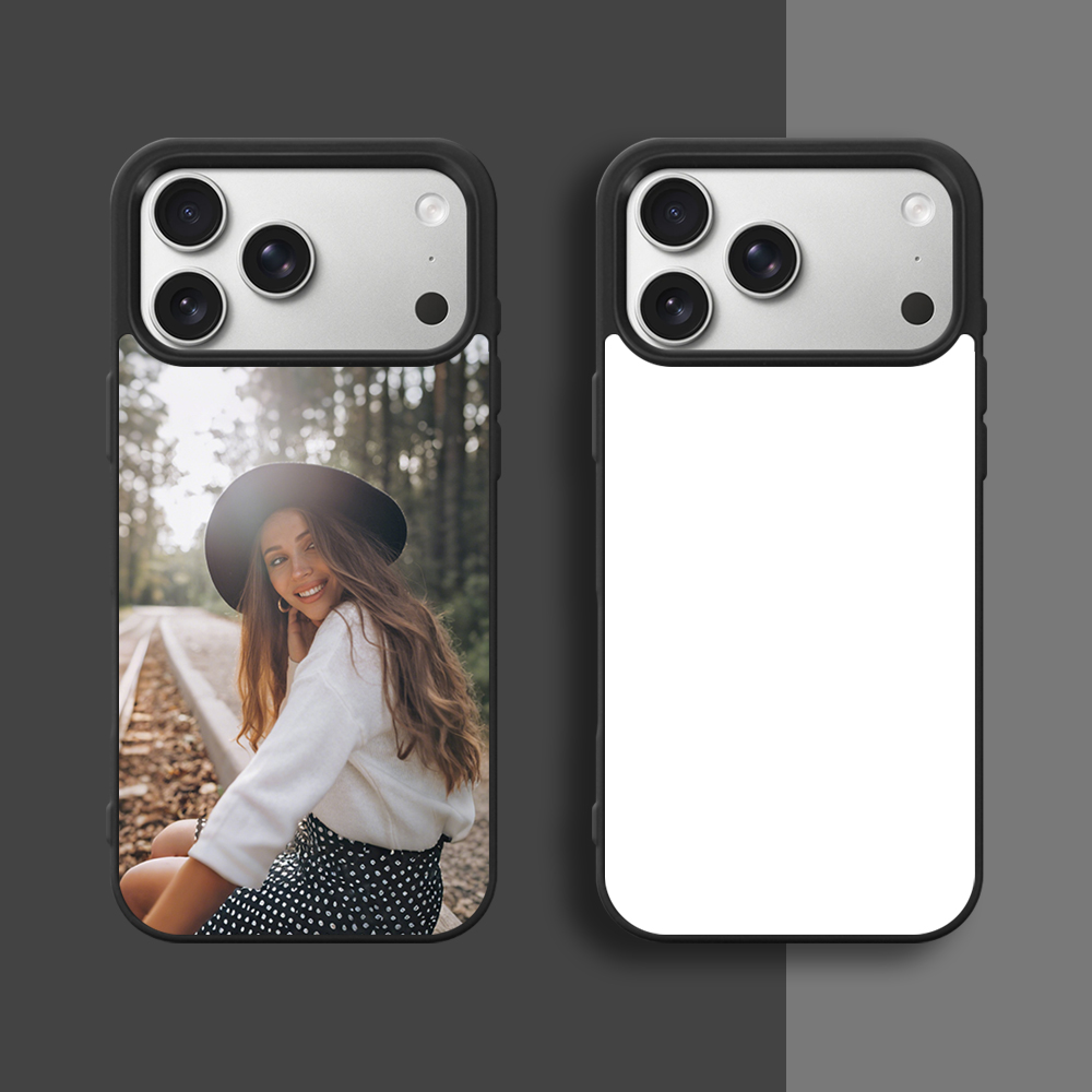 New 2D Sublimation TPU Colorful Phone Case with Inside Black Flocking for iPhone 17, 16,15,14 Series DIY Shell with Aluminum Sheet