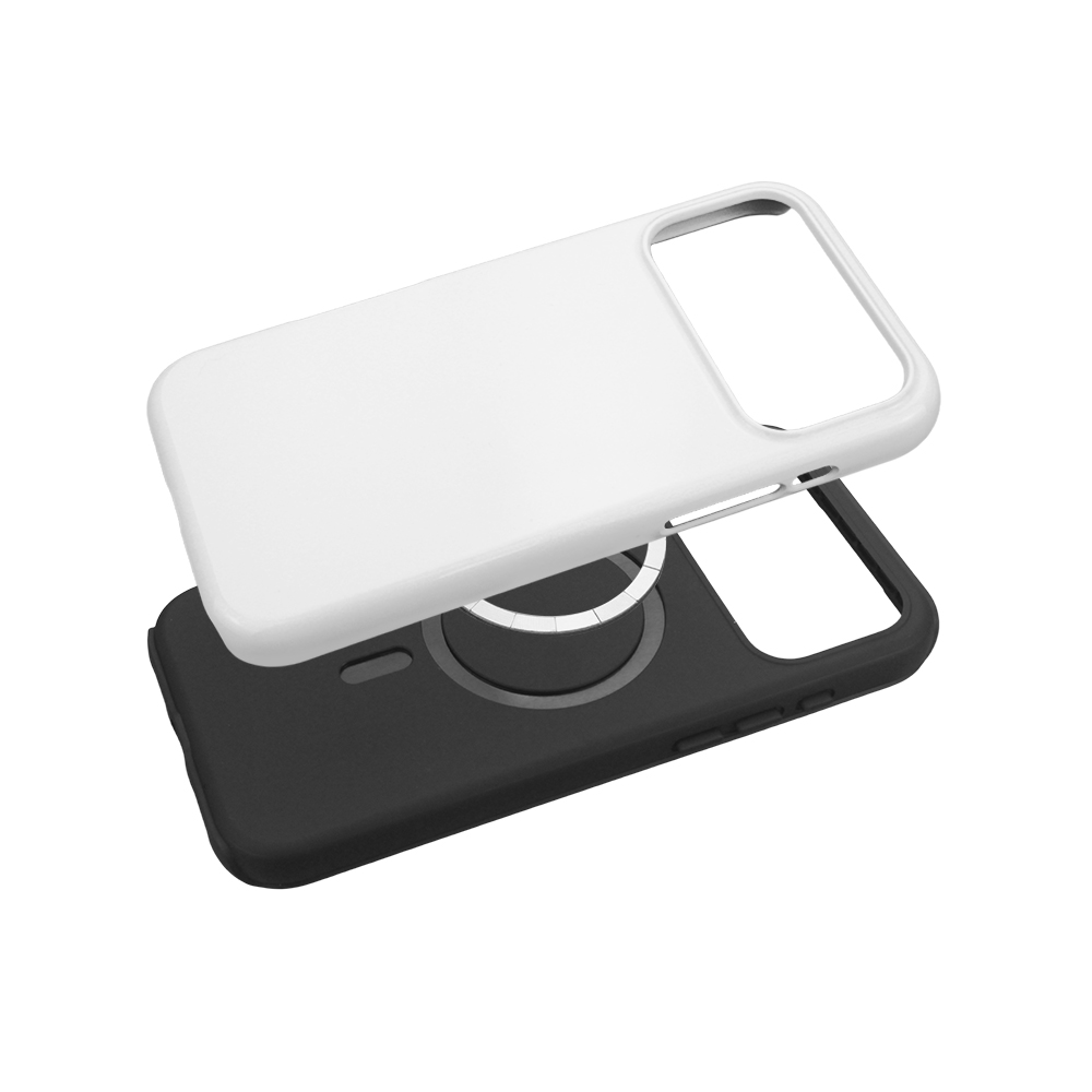 Sublimation 3D 2in1 Film Magsafe Coated Phone Case for iPhone 17,16,15,14,13 Series Support Wireless Charging