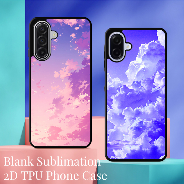 Blank Sublimation 2D TPU Phone Case Soft Rubber Cover for Samsung A07, A17, A06 5G,A56 5G,A36,A16 5G,A26 5G,A06 Samsung A Series with Aluminum Sheet