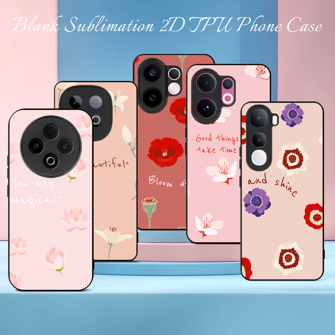 NEW!!! Sublimation Blank 2D TPU Phone Case Cover for Vivo Y500i, Y500, Y400 Pro, Vivo Y300 5G, Vivo Y300 5G Pro 5G