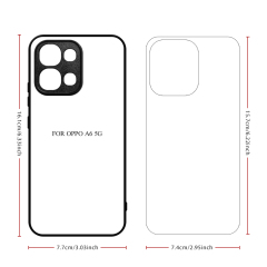 Smooth Sides!!! For Oppo K13 Turbo Pro Sublimation Blank 2D TPU Phone Case With Aluminum Insert