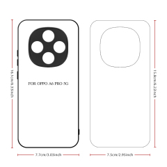 Smooth Sides!!! For Oppo K13 Turbo Pro Sublimation Blank 2D TPU Phone Case With Aluminum Insert