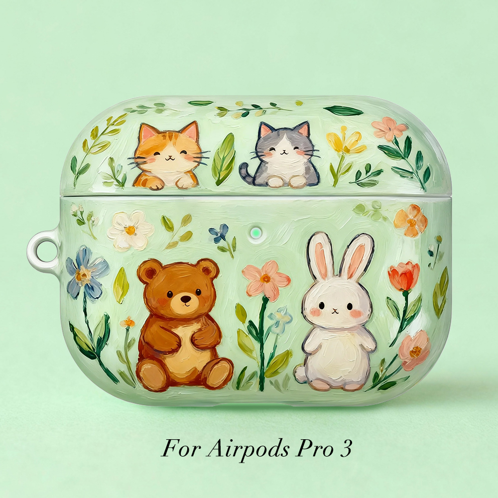 Sublimation 3D Coated Film Airpods Case for Airpods 1/2/3/4, Airpods Pro 3, Airpods Pro 2, Airpods Pro, Protective Case Blank 3D Sublimation Plastic Cover