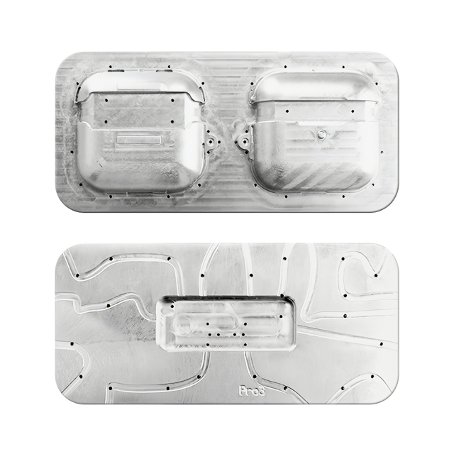 3D Sublimation Mold Metal Tool Jigs for Airpods Pro Case Cover 3D Coated Earphone Case Mold
