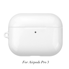 Sublimation 3D Coated Film Airpods Case for Airpods 1/2/3/4, Airpods Pro 3, Airpods Pro 2, Airpods Pro, Protective Case Blank 3D Sublimation Plastic Cover