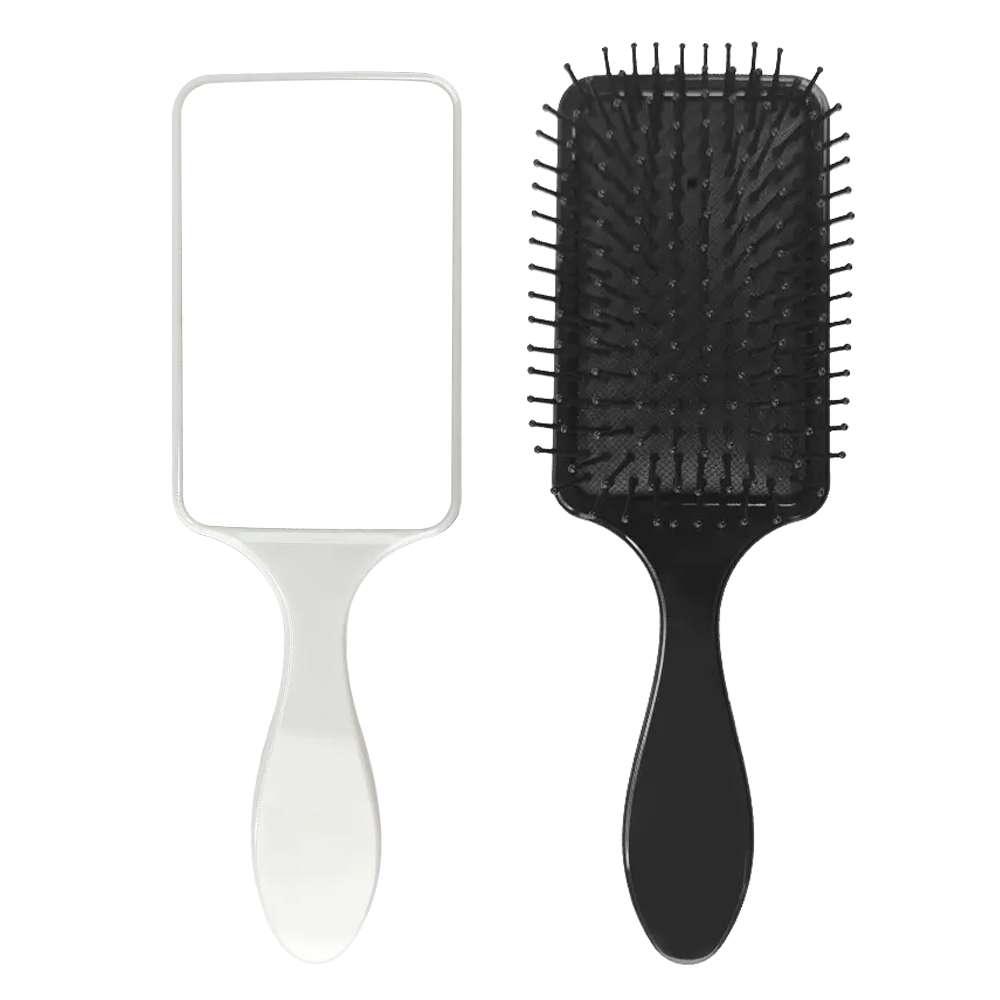 Sublimation Blank PC Hairbrush, Printable Surface, Customizable Hair Brush Hair Comb for Heat Transfer Printing