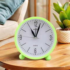 Blank Sublimation Printable Alarm Clock - 6 Colors (Red/Pink/Green/Black/White/Light Blue) | Customizable Desktop Clock with Printable Face