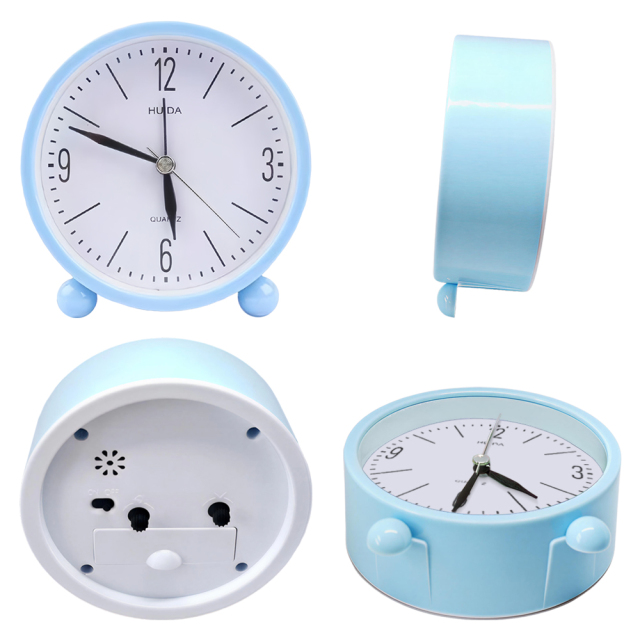 Blank Sublimation Printable Alarm Clock - 6 Colors (Red/Pink/Green/Black/White/Light Blue) | Customizable Desktop Clock with Printable Face