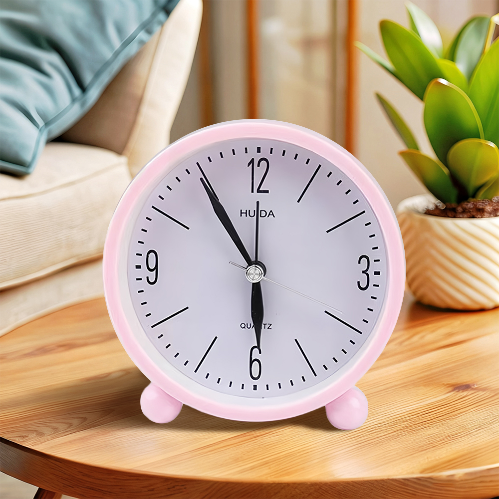 Blank Sublimation Printable Alarm Clock - 6 Colors (Red/Pink/Green/Black/White/Light Blue) | Customizable Desktop Clock with Printable Face