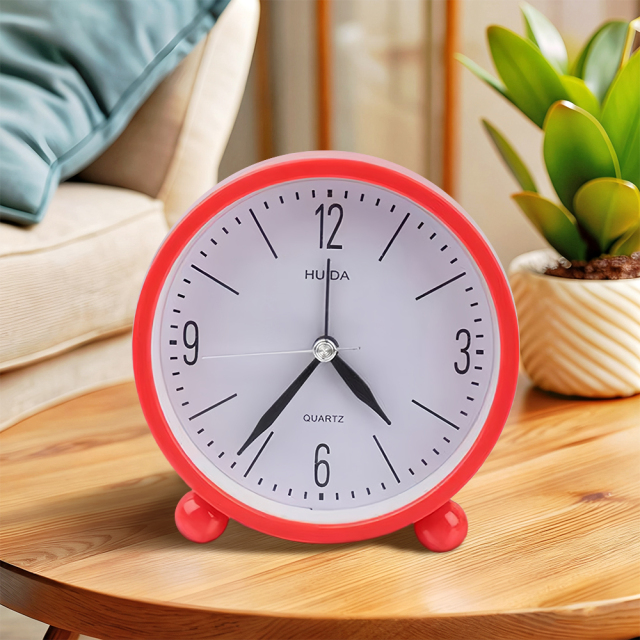 Blank Sublimation Printable Alarm Clock - 6 Colors (Red/Pink/Green/Black/White/Light Blue) | Customizable Desktop Clock with Printable Face