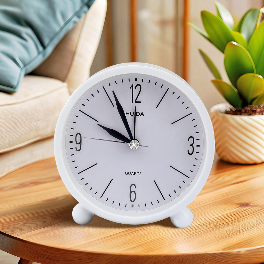 Blank Sublimation Printable Alarm Clock - 6 Colors (Red/Pink/Green/Black/White/Light Blue) | Customizable Desktop Clock with Printable Face