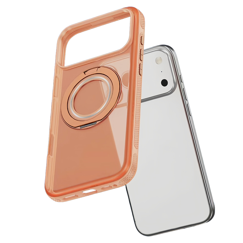 Skin-Feel Phone Case with 360° Rotating Magnetic Gear Stand - 7 Colors | Magnetic Phone Cover with Hands-Free Rotatable Stand