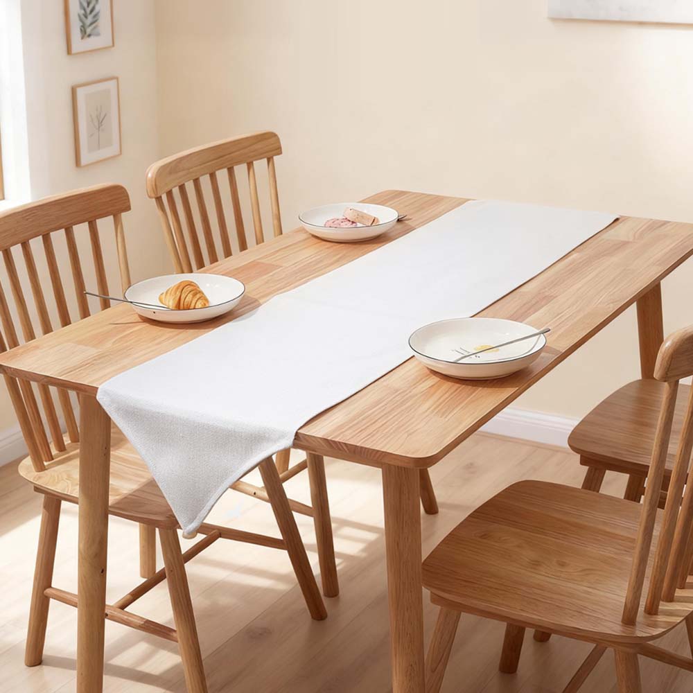 Blank Sublimation Linen Cotton Table Runner Heat Press Table Mat | Customizable Heat-Transfer Table Decor