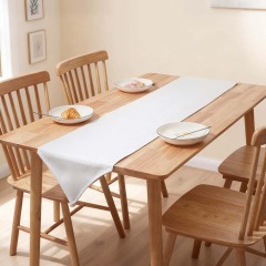 Blank Sublimation Linen Cotton Table Runner Heat Press Table Mat | Customizable Heat-Transfer Table Decor
