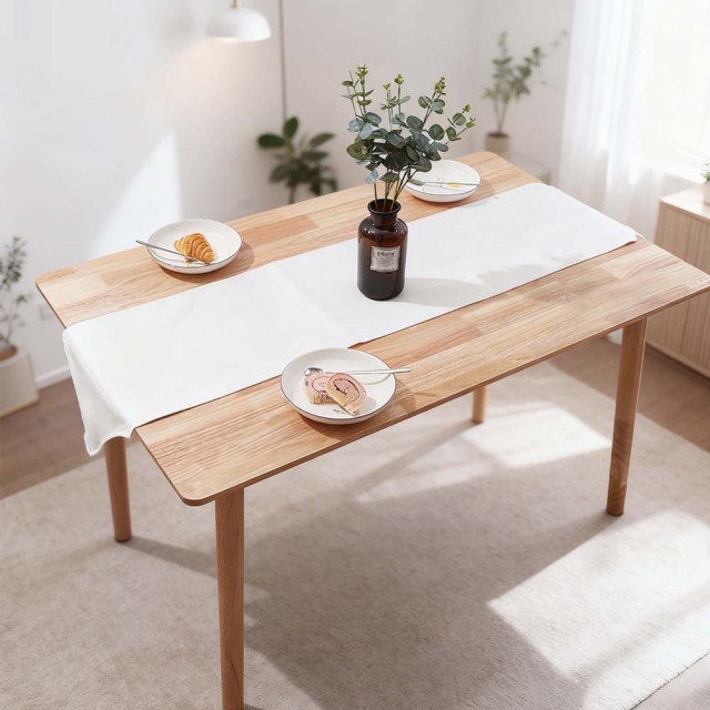 Blank Sublimation Linen Cotton Table Runner Heat Press Table Mat | Customizable Heat-Transfer Table Decor