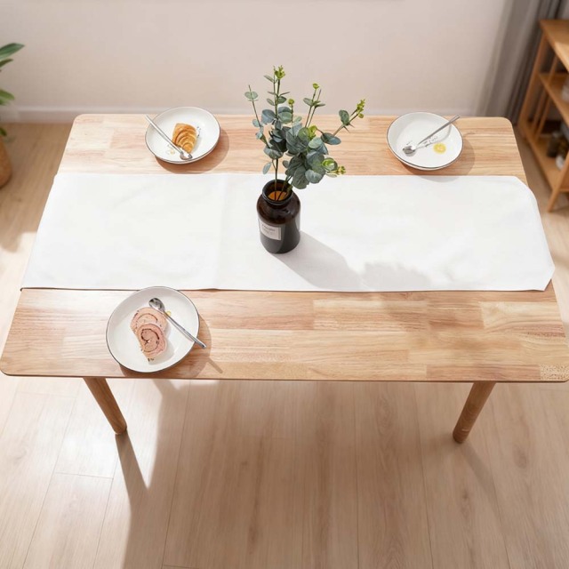 Blank Sublimation Linen Cotton Table Runner Heat Press Table Mat | Customizable Heat-Transfer Table Decor