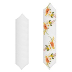 Blank Sublimation Linen Cotton Table Runner Heat Press Table Mat | Customizable Heat-Transfer Table Decor