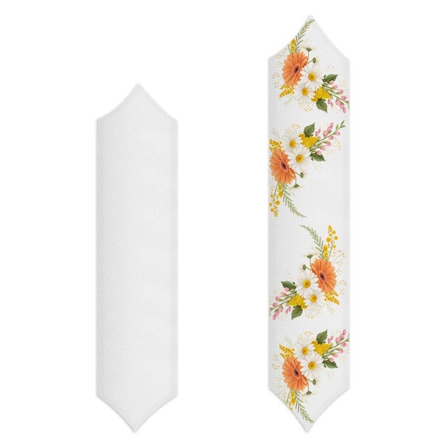 Blank Sublimation Linen Cotton Table Runner Heat Press Table Mat | Customizable Heat-Transfer Table Decor