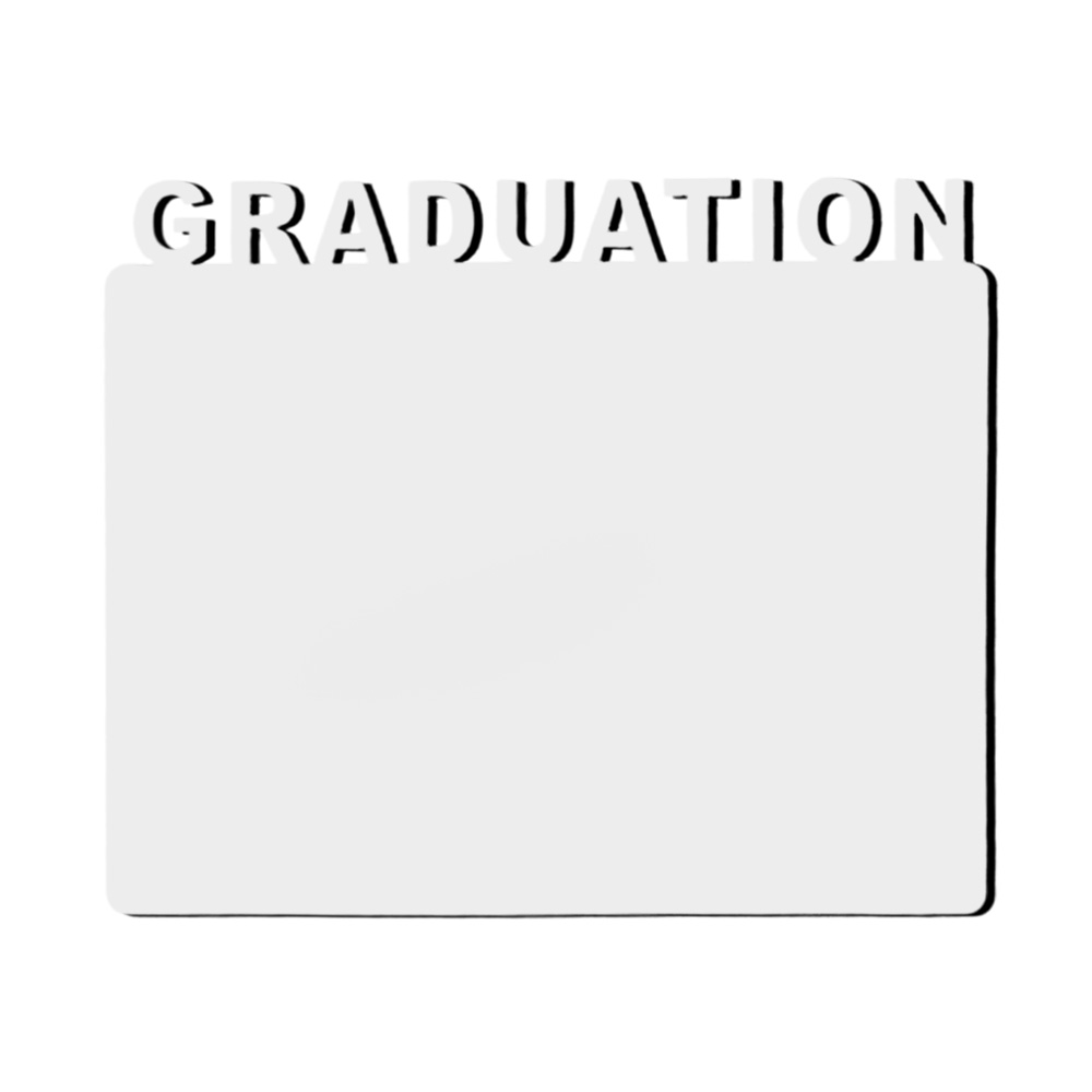 Blank Sublimation MDF Photo Frames - Customizable Heat-Transfer Picture Frames for Home Decor & Personalized Gifts | Unique Shaped Keepsake Frames