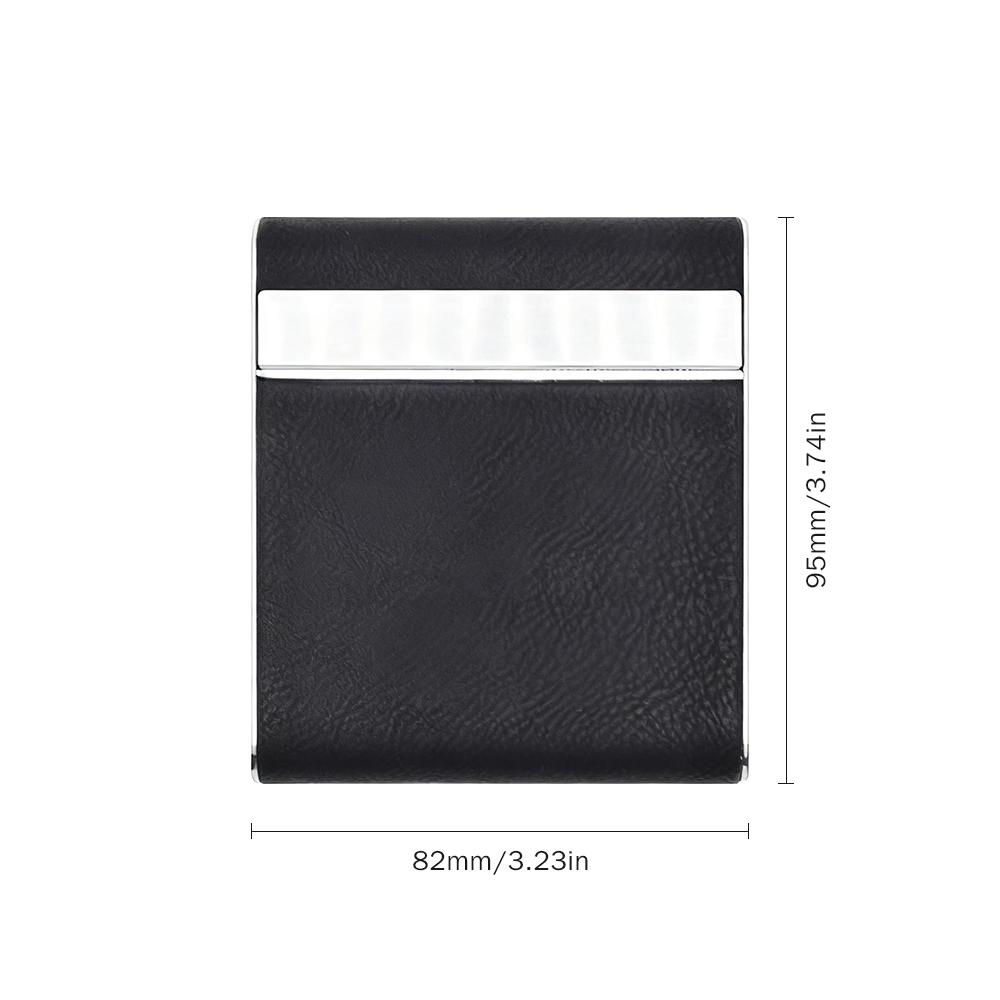 Custom Laser-Engraved PU Leather & Stainless Steel Series - Personalized Mirror with Case, Business Card Holder, Pop-Up Card Wallet, and Cigarette Case (Regular & Slim) & Multi-Size Bottle Opener