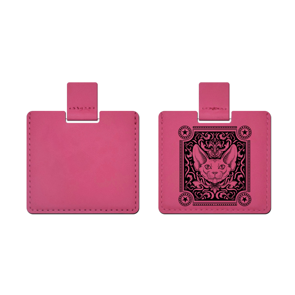 Custom Laser-Engraved PU Leather & Stainless Steel Series - Personalized Mirror with Case, Business Card Holder, Pop-Up Card Wallet, and Cigarette Case (Regular & Slim) & Multi-Size Bottle Opener